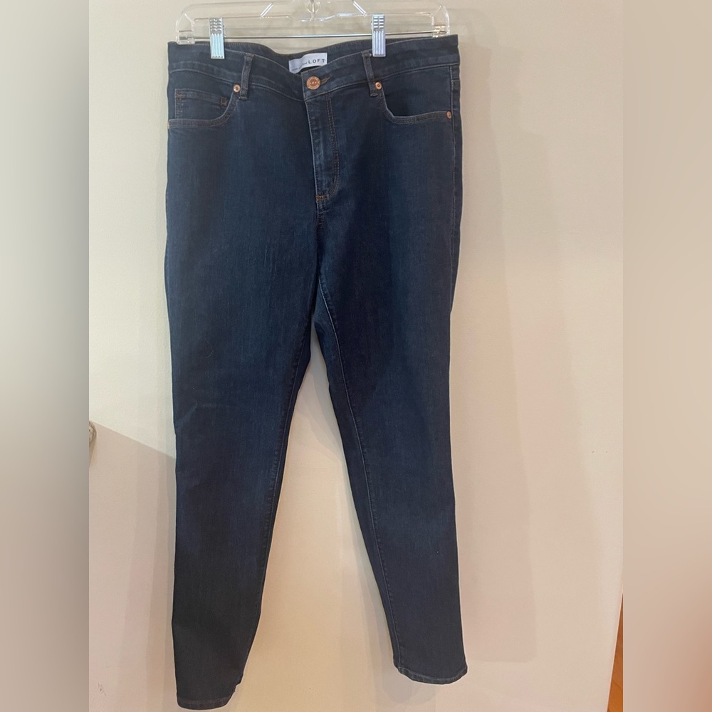 Loft Dark Blue Jeans